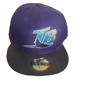 Tampa Bay Rays Cooperstown NewEra 5950 size 7 3/4